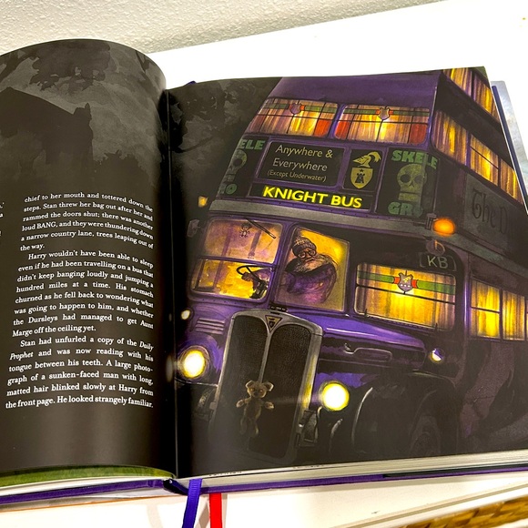 Harry Potter Large First Edition Illustrated Hardback 3 Book Set by J.K. Rowling - Picture 11 of 17